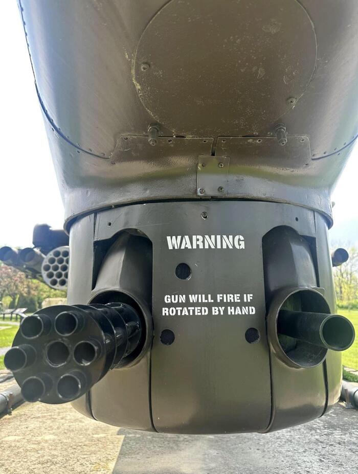 Bell AH-1 Cobra attack helicopter gun turret