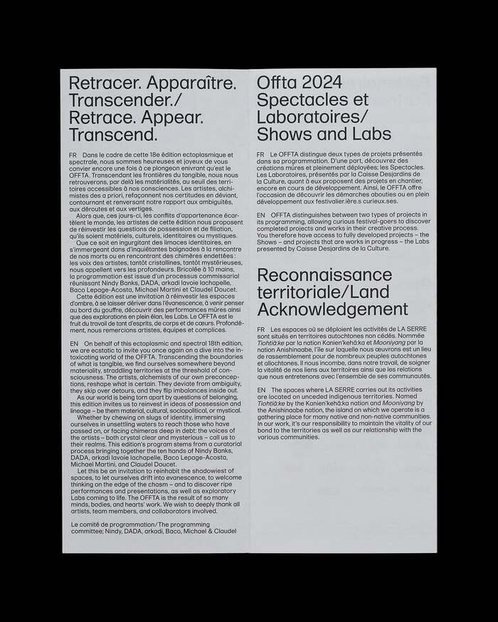 OFFTA Festival d’arts vivants 2024 5