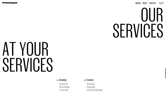 Prototype website 4