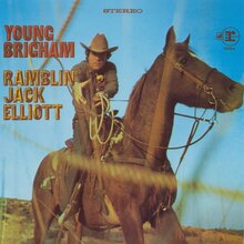 Ramblin’ Jack Elliott – <cite>Young Brigham</cite> album art