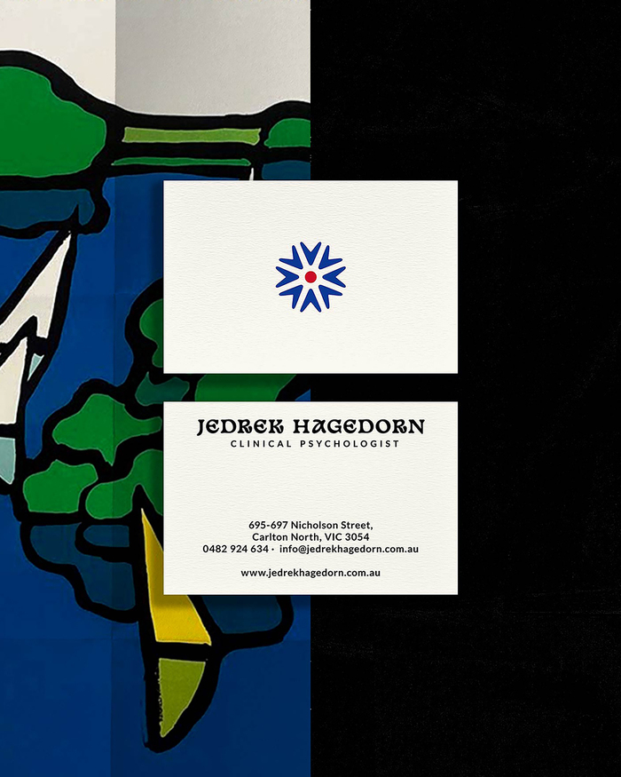 Jedrek Hagedorn brand identity and website 1