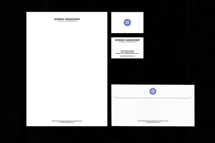 Jedrek Hagedorn brand identity and website 3