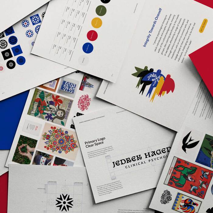 Jedrek Hagedorn brand identity and website 4