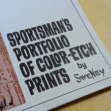 <cite>Sportsman’s Portfolio of Color-Etch Prints</cite> by Sweney