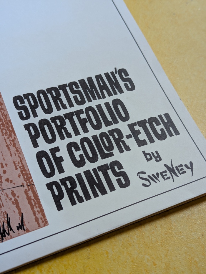 Sportsman’s Portfolio of Color-Etch Prints by Sweney 1