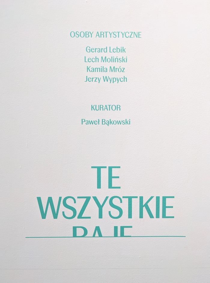 Te wszystkie raje, komety i polonie exhibition 5