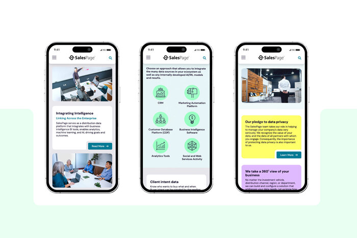 SalesPage website 3