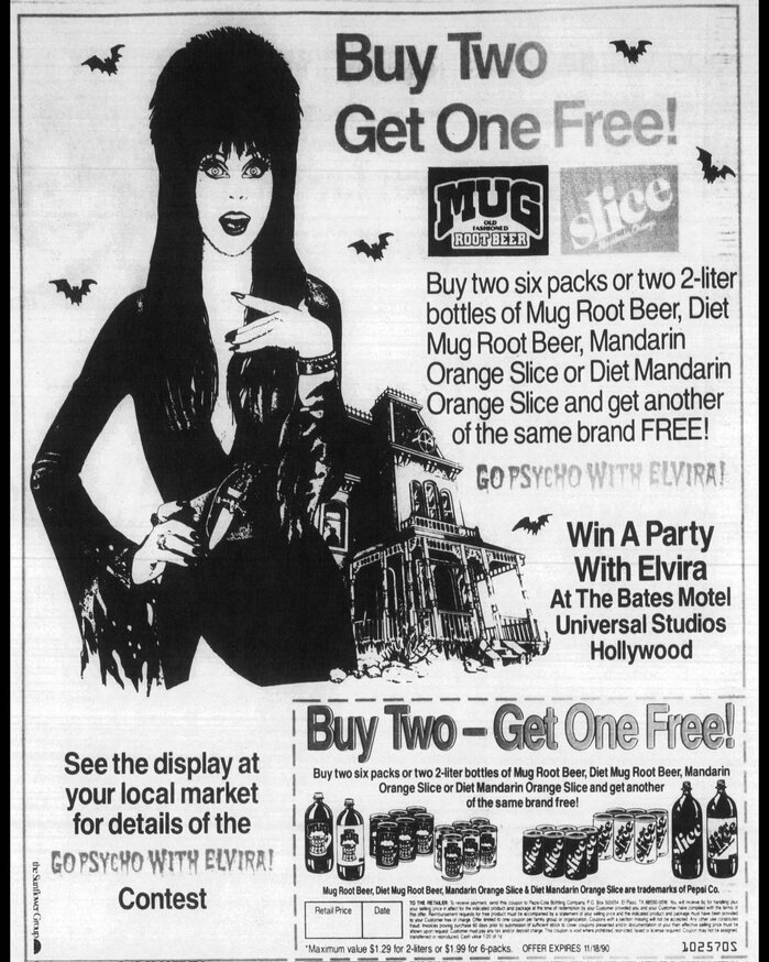 “Go Psycho with Elvira!” campaign 3