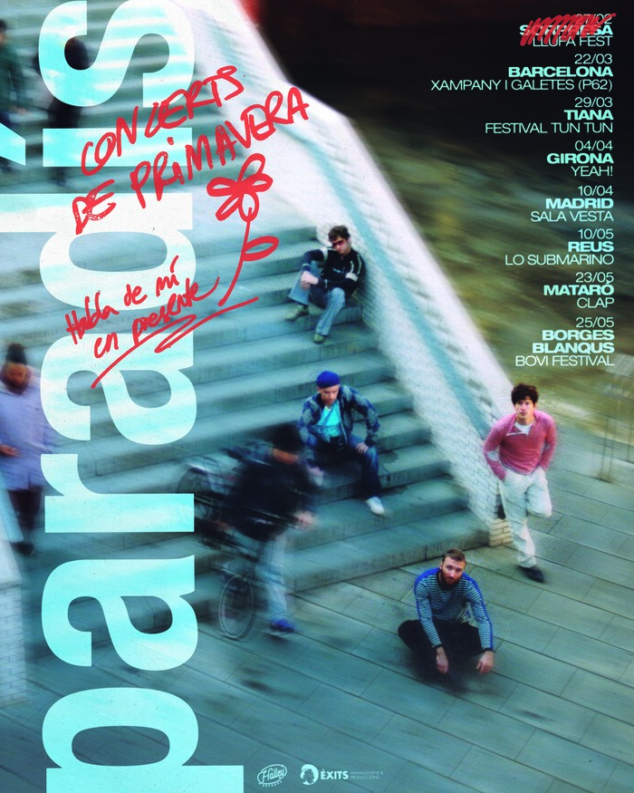Habla de Mí en Presente – Paradís tour poster 2