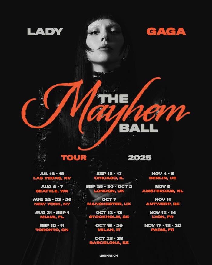 Lady Gaga – The Mayhem Ball tour promotion 2