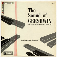 Stradivari Strings – <cite>The Sound of Gershwin in Ping Pong Percussion</cite> album art