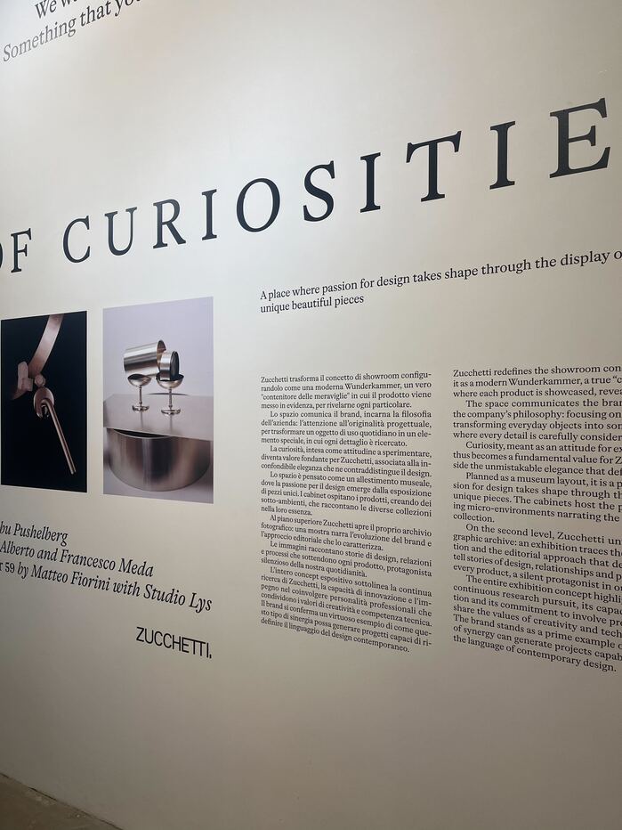 Zucchetti – Cabinets of Curiosities, Milan Design Week 2025 5