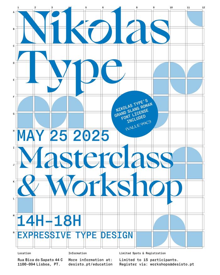 Desisto typography workshops 4