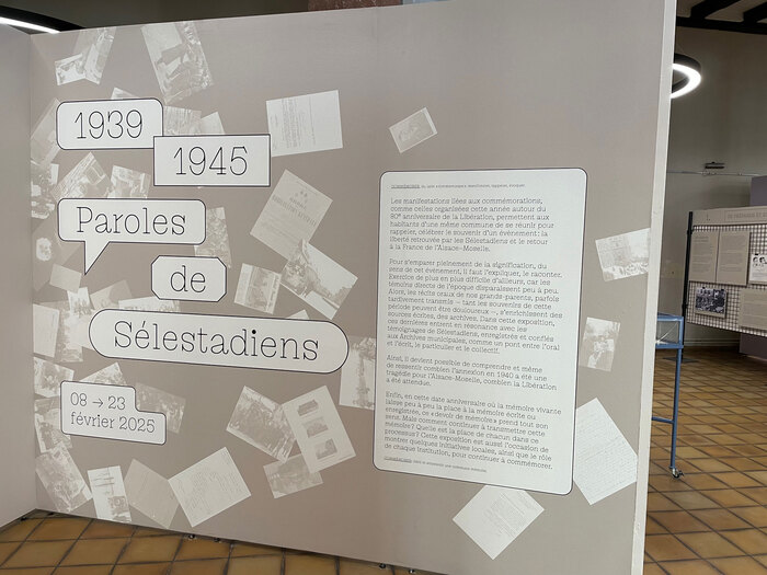 1939–1945. Paroles de Sélestadiens exhibition 2