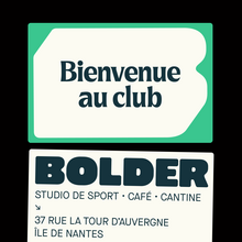 Gym café at Bolderclub, Nantes