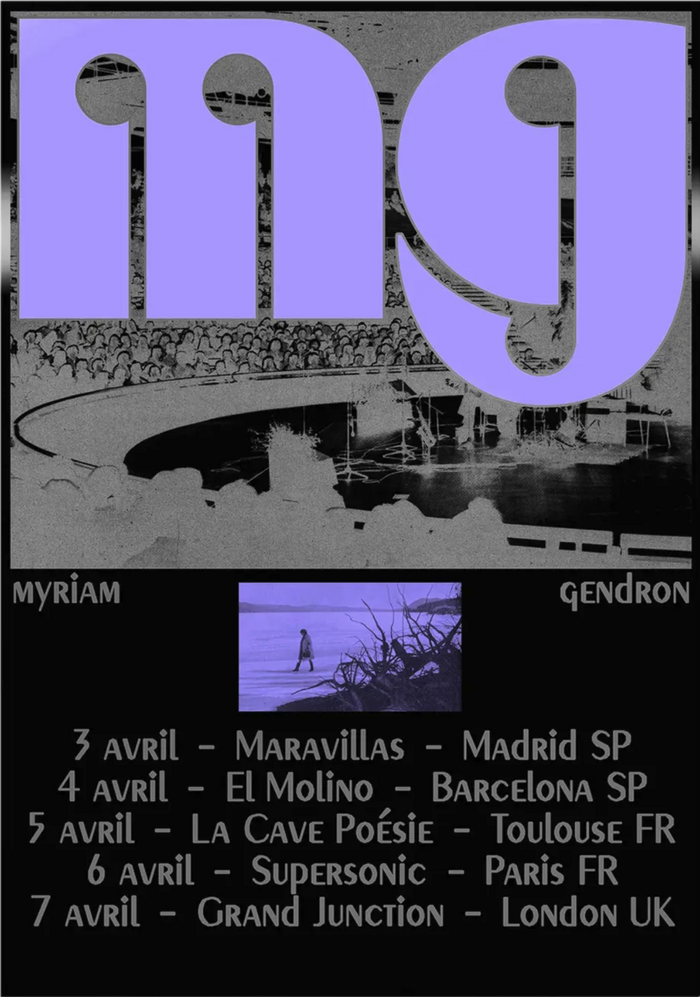 Myriam Gendron – Europe tour poster 1