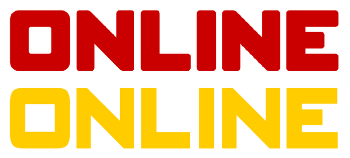 For comparison, Bank Gothic (the yellow text) was manually thickened and stretched to somewhat fit the “ONLINE” proportions. I'd like to point out how the&nbsp;stroke of the letter 'N' from Bank Gothic&nbsp;matches the angle of 'ONLINE'.&nbsp;Both subtext and Bank Gothic share a similar short arm for 'E'