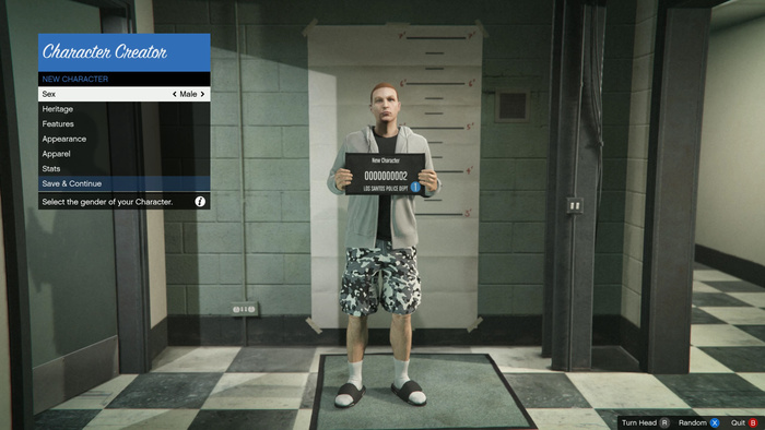 The UI is largely shared with GTA V, making use of ,  and .
