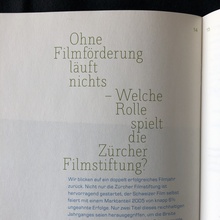 Zürcher Filmstiftung 2005 annual report