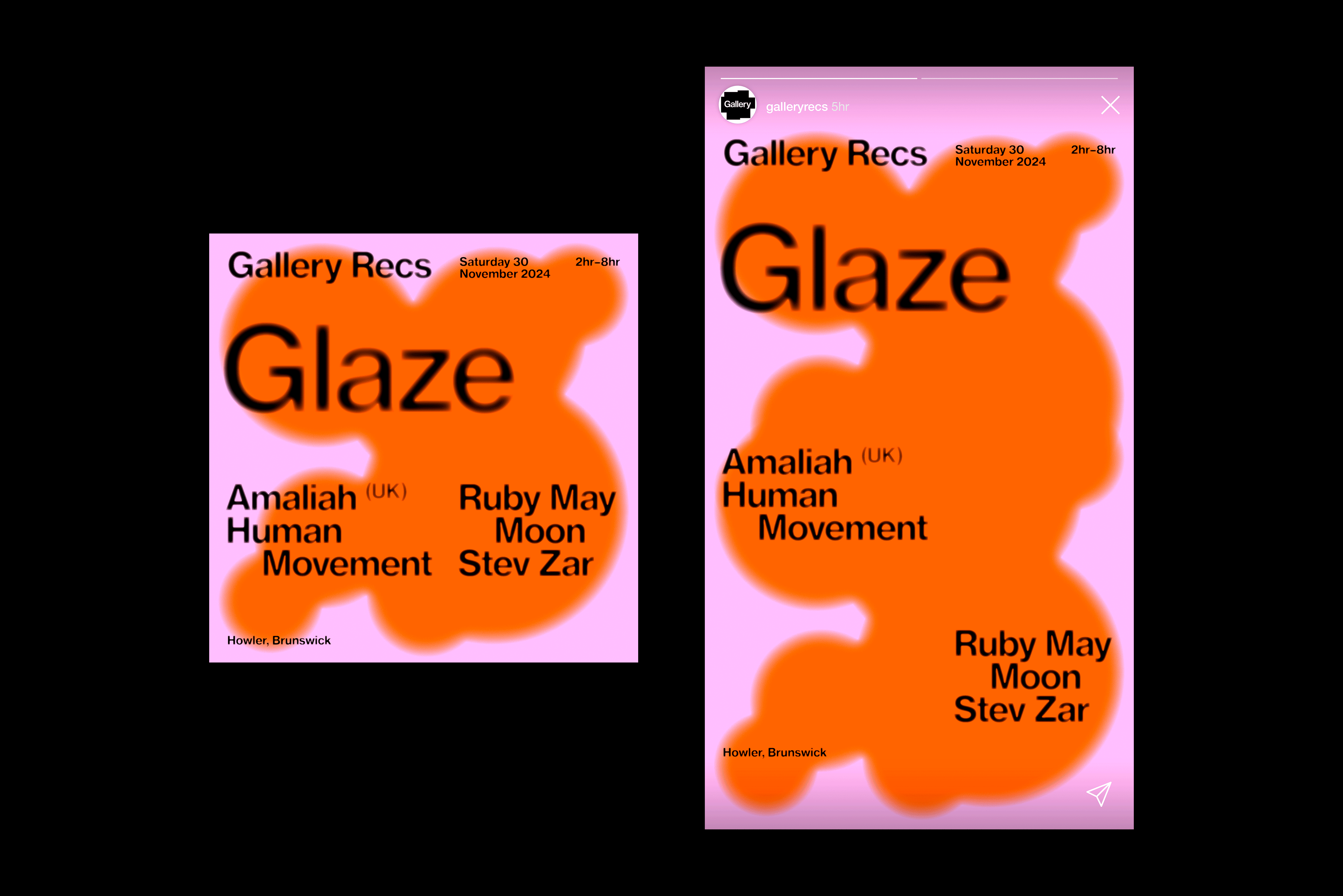Gallery Recordings brand identity 3