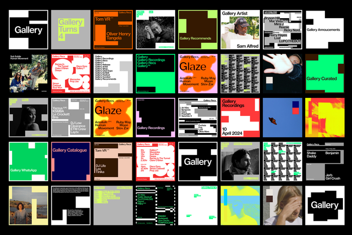 Gallery Recordings brand identity 4