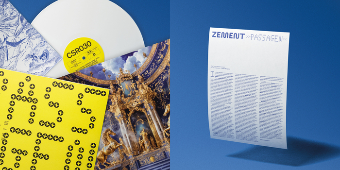 Right: Riso-printed inlay featuring liner notes by Tobias Lindemann