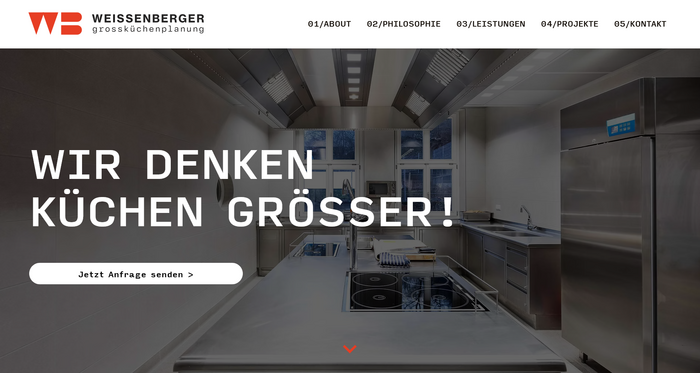 Weissenberger Großküchenplanung website 1