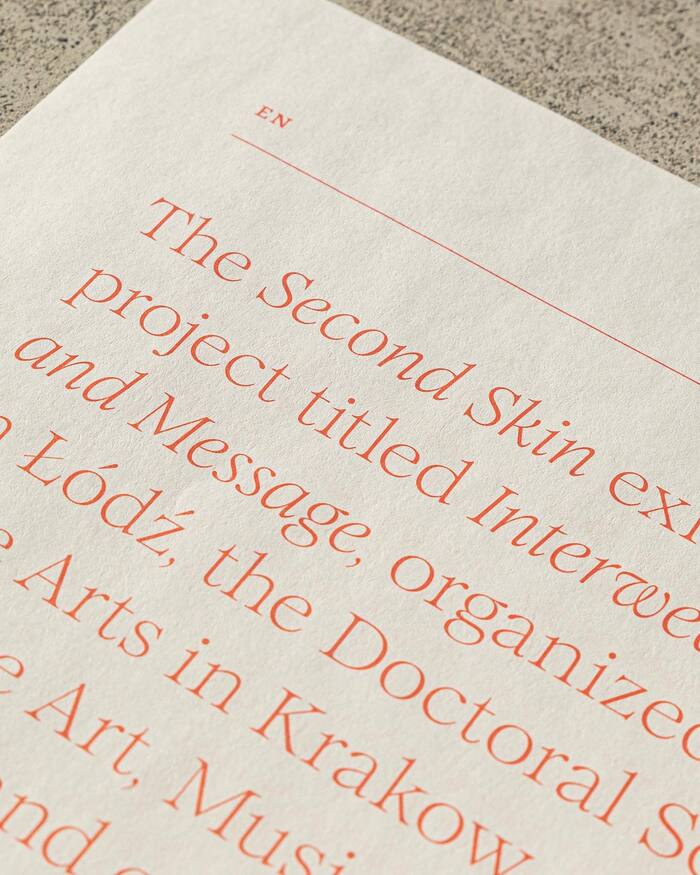 Druga skóra / Second Skin exhibition catalog 1