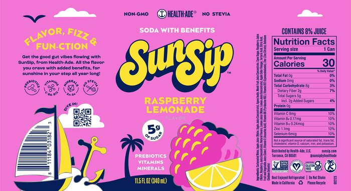 Additional fonts used on the can labels include ’s , ’s , and  with .