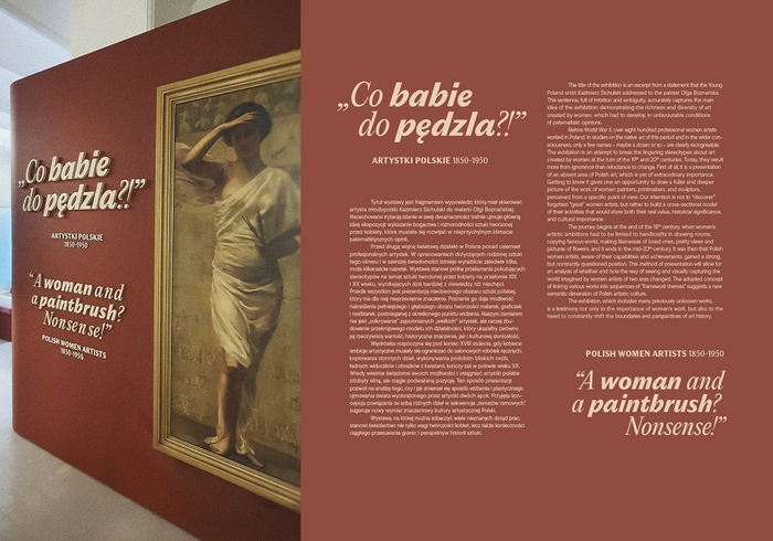 „Co babie do pędzla?!”. Artystki polskie 1850–1950 exhibition 1