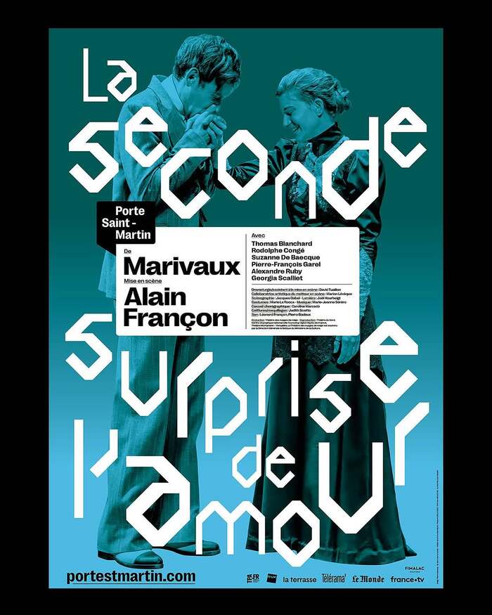 Marivaux at Théâtre de la Porte Saint-Martin posters 2