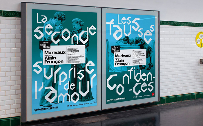 Marivaux at Théâtre de la Porte Saint-Martin posters 3