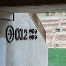 Pacaembu Stadium wayfinding