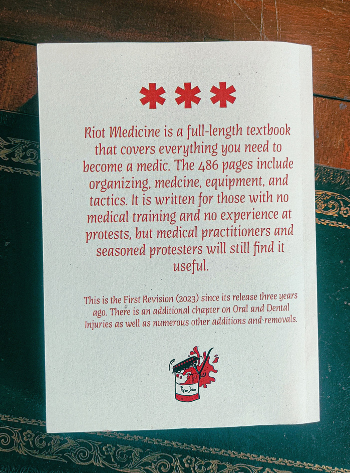 Riot Medicine. A (free) manual for practicing insurrectionary medicine by Håkan Geijer 4