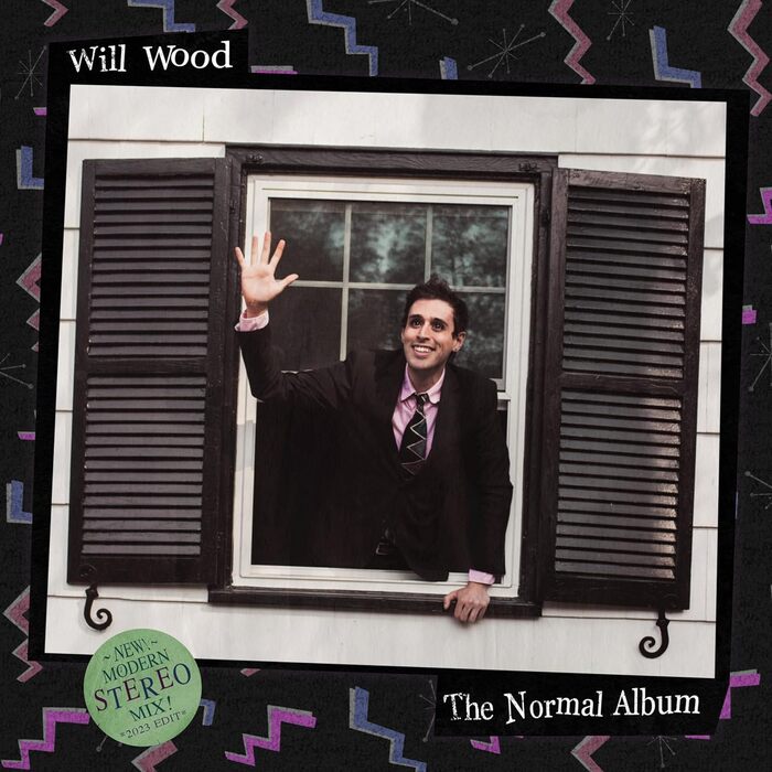 The album cover for The Normal Album (2023 Edit).

This album cover is the same as the original, except for the central image of Will being titled at an angle, and the promotional sticker is now green and displayed in Times New Roman. The promotional message reads “~ NEW ~ MODERN STEREO MIX! *2023 EDIT*”