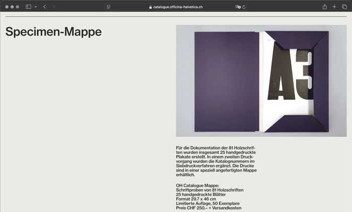 OH Catalogue website and folder 9