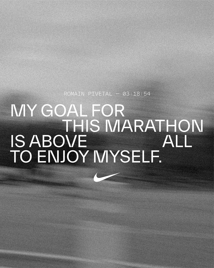 Nike Paris, Paris Marathon 2024 internal campaign 2
