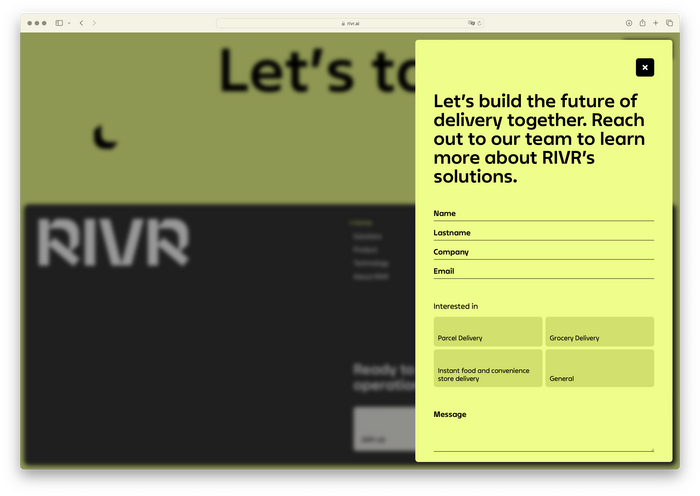 RIVR website 8