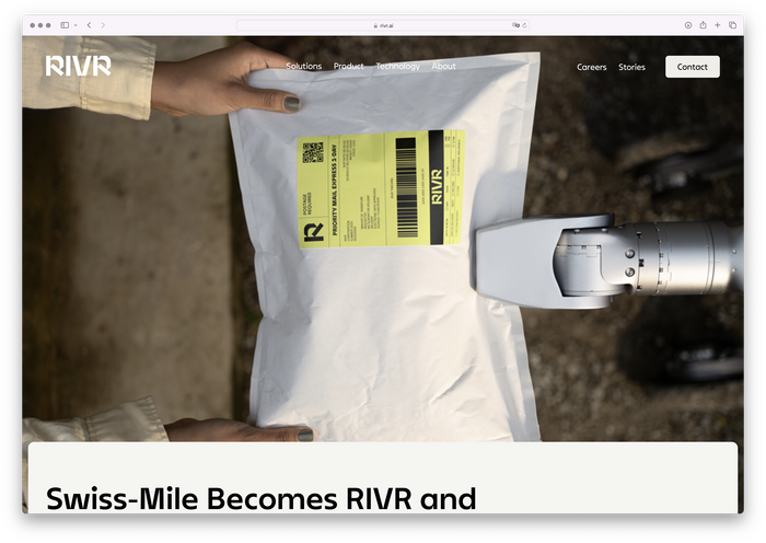 RIVR website 1