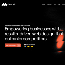 Modal Digital website
