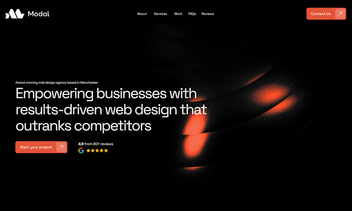Modal Digital website 1