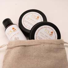 Luxe Naturals logo and packaging