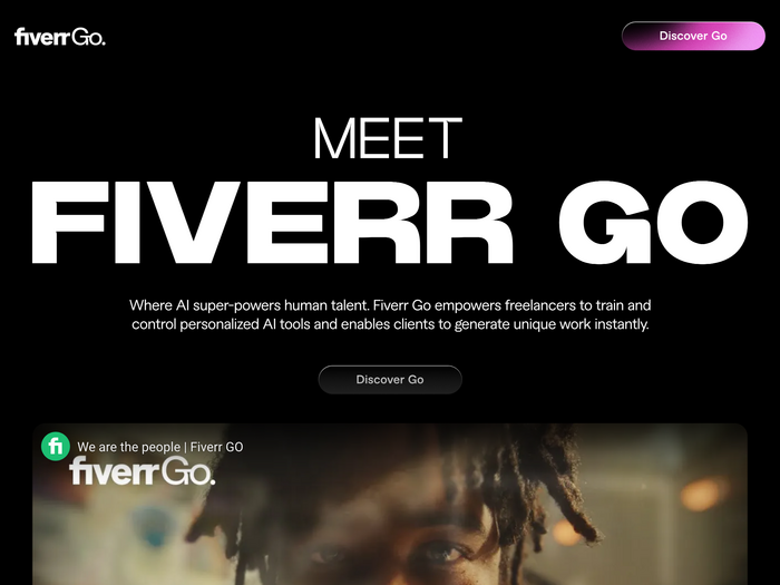 Fiverr Go branding and campaign 2