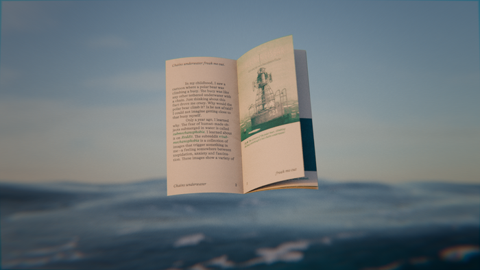 Chains underwater freak me out. zine 1
