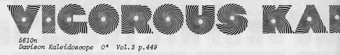 Davison Kaleidoscope as shown in Photo-Lettering’s One Line Manual of Styles, 1971