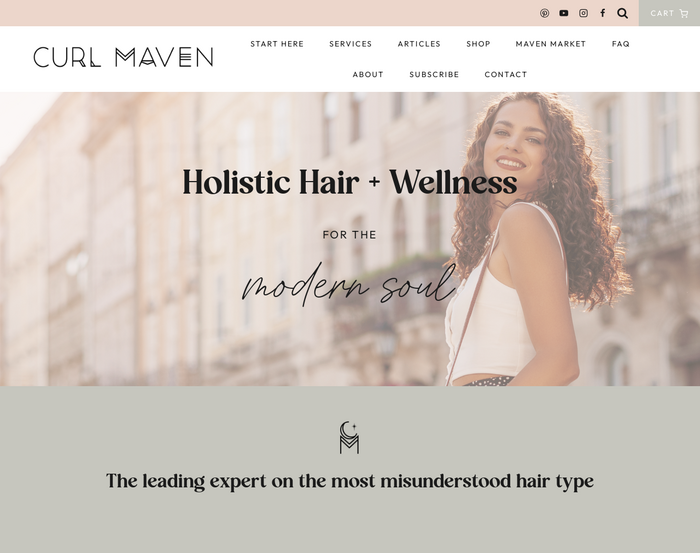 Curl Maven website 1