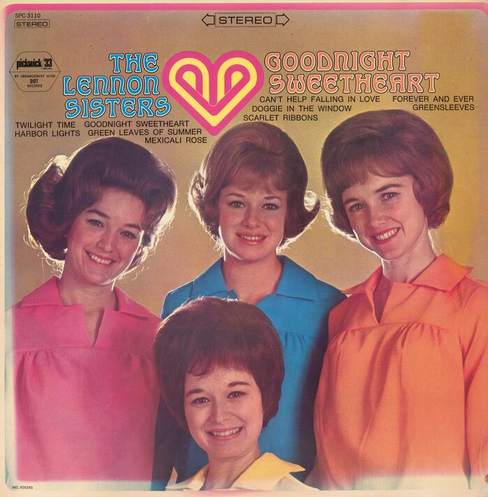 The Lennon Sisters – Goodnight Sweetheart album art 1