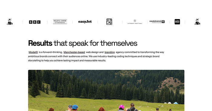 Modal Digital website 6