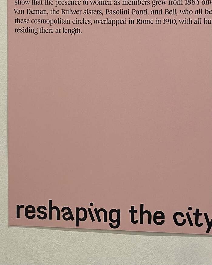 Women &amp; Ruins exhibition, American Academy in Rome 9