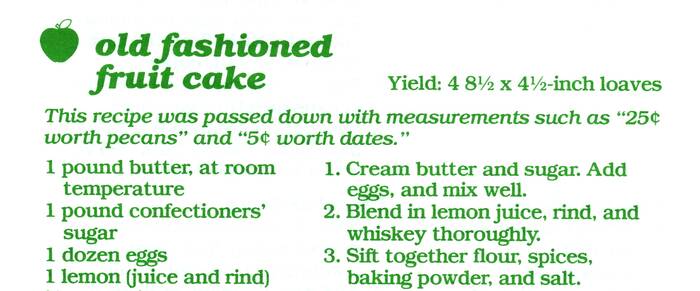 A green apple next to a recipe indicates that it ranked very well amongst the cookbook’s testers.